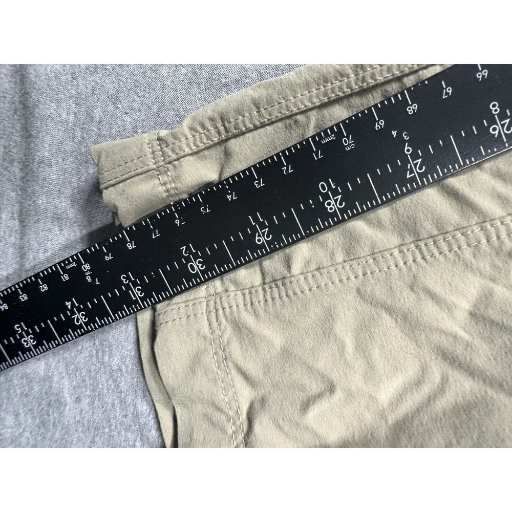 The‎ North Face Mens Nylon Hiking Pants 36x31 Zipped Pocket Tan Khaki
